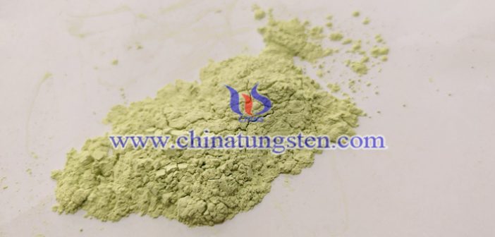一種新型黃色氧化鎢光催化材料的製備方法 一種新型黃色氧化鎢光催化材料的製備方法圖片