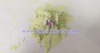 一種黃色氧化鎢的製備方法 一種黃色氧化鎢的製備方法圖片