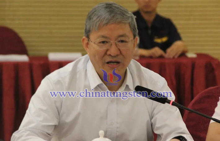 中鎢高新材料股份有限公司總經(jīng)理謝康得（代表李仲澤副會長、主席團(tuán)主席）
