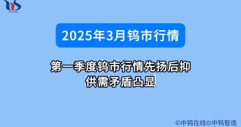 2025年第一季度鎢市行情先揚後抑 供需矛盾凸顯 2025年3月鎢市行情如何