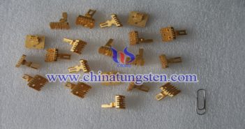 Tungsten Copper Composite Power Warm Compacting Process tungsten copper heat sink picture