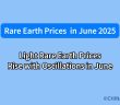 Light Rare Earth Prices Rise with Oscillations in June