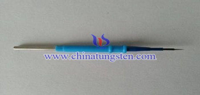 高周波電気ナイフに適用されるタングステン針 高周波電気ナイフに適用されるタングステン針の寫真