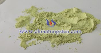 光電気化學電池用の黃色酸化タングステン 光電気化學セル用の黃色酸化タングステンの寫真