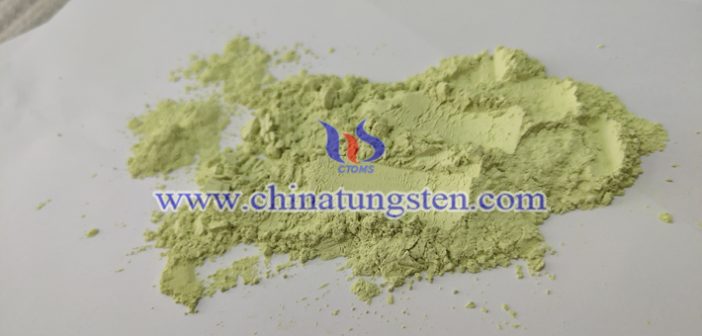 光電気化學電池用の黃色酸化タングステン 光電気化學セル用の黃色酸化タングステンの寫真
