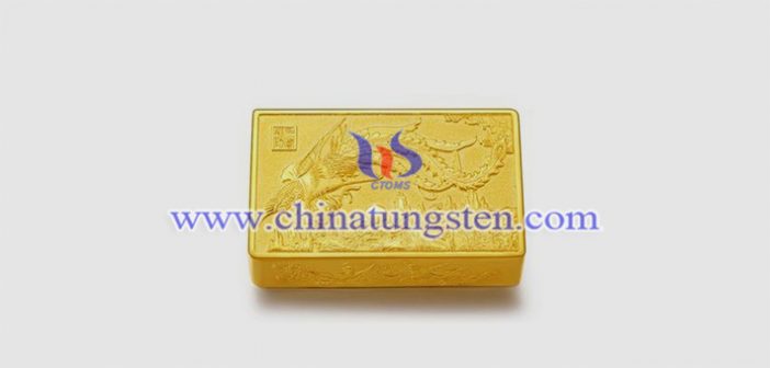 鎢合金鍍金鎮紙圖片
