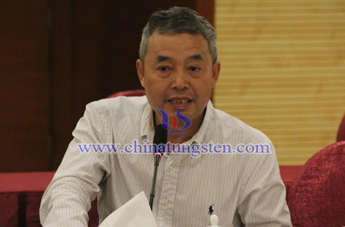 中國鎢業協會主席團主席、贛州海盛鎢鉬集團有限公司董事長曾慶寧