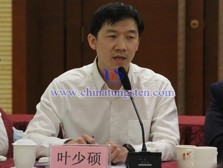 廣晟有色金屬股份有限公司經營部副總經理葉少碩（代表劉聰主席）