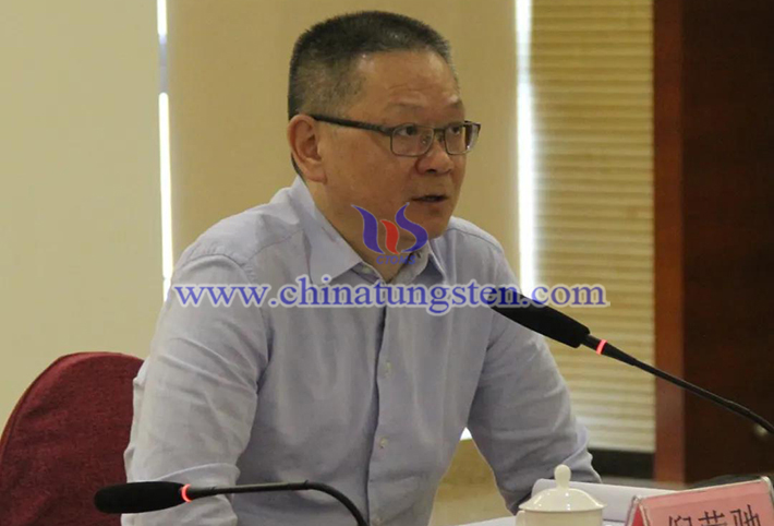 中國鎢業協會駐會副會長、主席團主席倪瑩馳