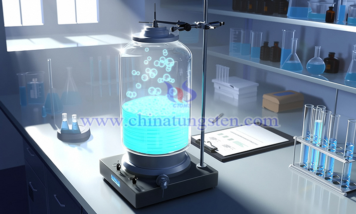 光解水制氫實驗圖片